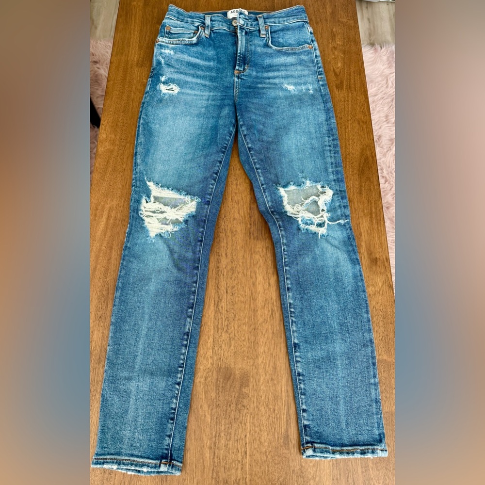AGOLDE Distressed Skinny Jeans Size 25
